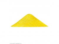 Vietkong szalmakalap - sárga