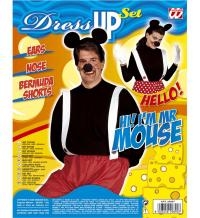 Egér szett fül,orr,szoknya vagy nadrág férfi jelmez