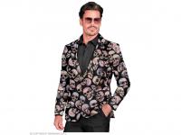 Halálfejes fekete zakó férfi jelmez