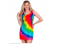 Parti ruha neon szivárvány színű női jelmez