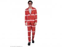 Karácsonyi diszítésű öltöny férfi jelmez