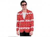 Karácsonyi mintás zakó férfi jelmez