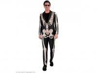 Csontváz mintás öltöny férfi jelmez