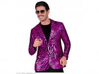 Party zakó pink zebra csikos férfi jelmez