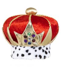 Nagy király vagy királynői bársony korona