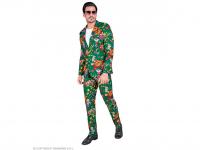 Party öltöny zöld mintás színben férfi jelmez