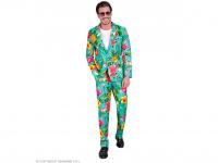 Party öltöny Flamingo mintás férfi jelmez