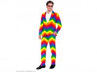 Party öltöny szivárvány színben férfi jelmez
