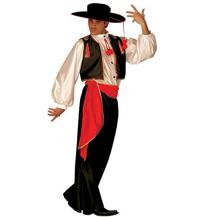 Spanyol táncos férfi jelmez