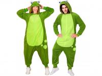 Béka puha plüss egyberészes unisex felnőtt jelmez