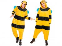 Méhecske puha plüss egyberészes unisex felnőtt jelmez