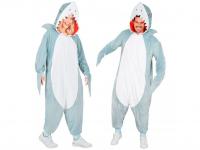 Cápa puha plüss egyberészes unisex felnőtt jelmez