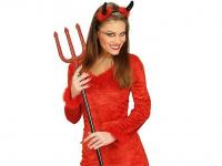 Fekete glitteres ördögszarv