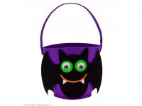 Tök kosárka denevér diszítéssel