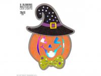 Halloweeni tök LED fénnyel fali