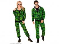Marihuána mintás tréningruha unisex felnőtt jelmez