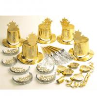 Party szett arany színű 10 fő részére Happy New Year ! feliratta