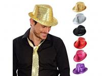 Flitteres arany kalap