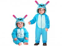 Szörnyecske puha plüss kapucnis overál unisex gyermek jelmez