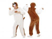 Plüss bulldog unisex felnőtt jelmez