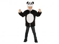 Panda plüss kapucnis felső unisex gyermek jelmez