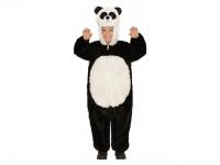 Panda kapucnis overál plüss unisex gyermek jelmez